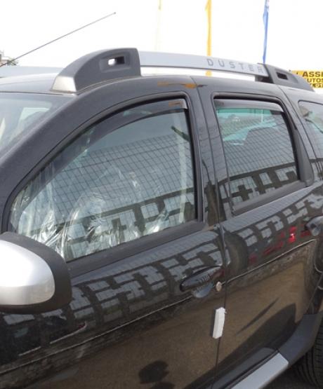 2010//2013 Farad Kit 4 Deflettori Aria Antivento Anteriori//Posteriori Dacia Duster 5 p