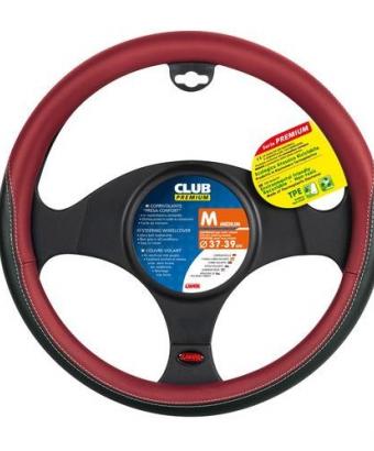 Club, coprivolante in TPE Nero/rosso