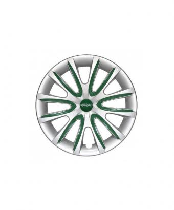 Set Coppe Ruota FARAD Freewheeling Silver + Inserti Green
