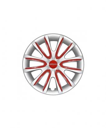 Set Coppe Ruota FARAD Freewheeling Silver + Inserti Red