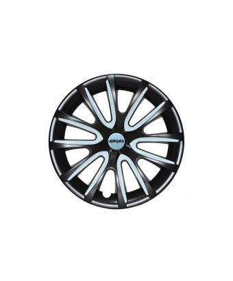 Set Coppe Ruota FARAD Freewheeling Black + Inserti Light Blue