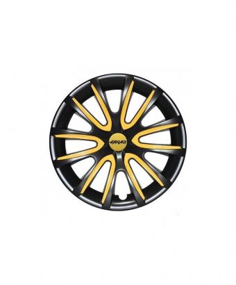 Set Coppe Ruota FARAD Freewheeling Black + Inserti Yellow